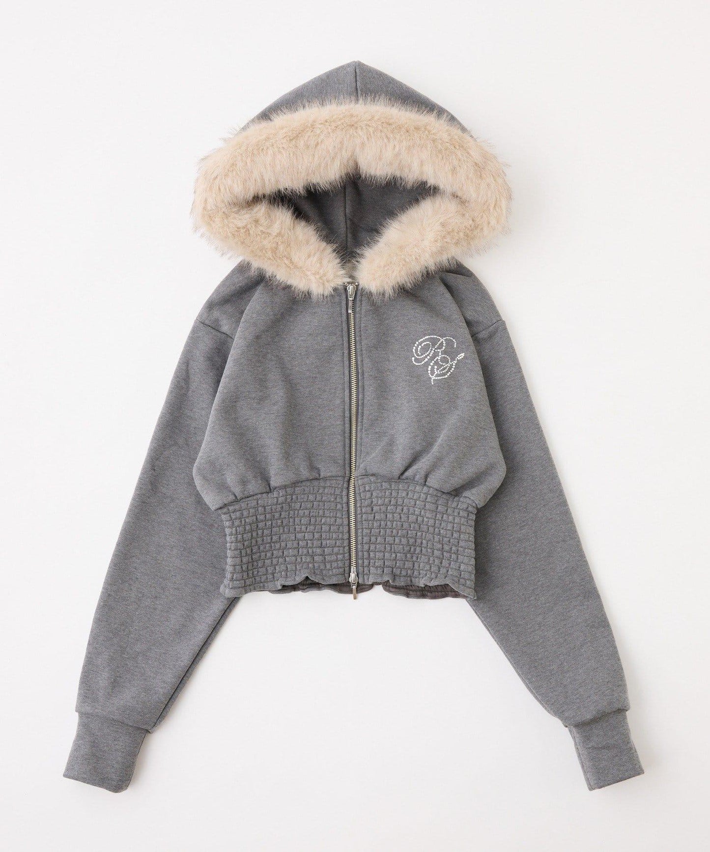 【可成套搭配】仿皮草連帽外套