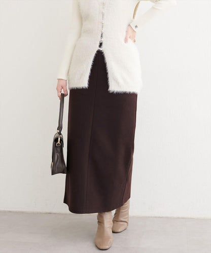 羊毛感彈力半身裙