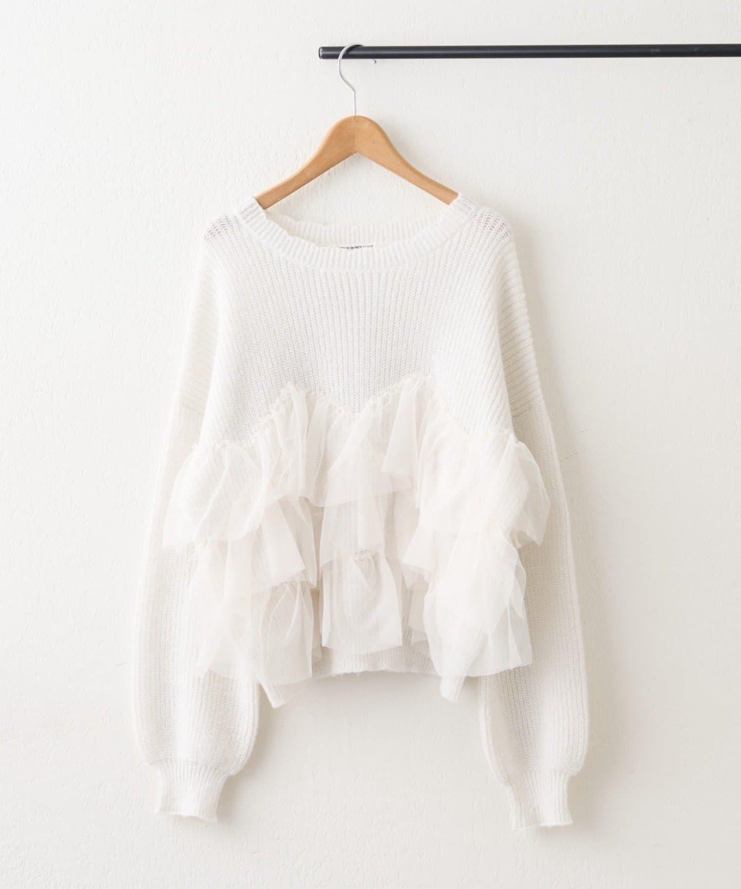 【RMAF】帶網紗亮片針織衫