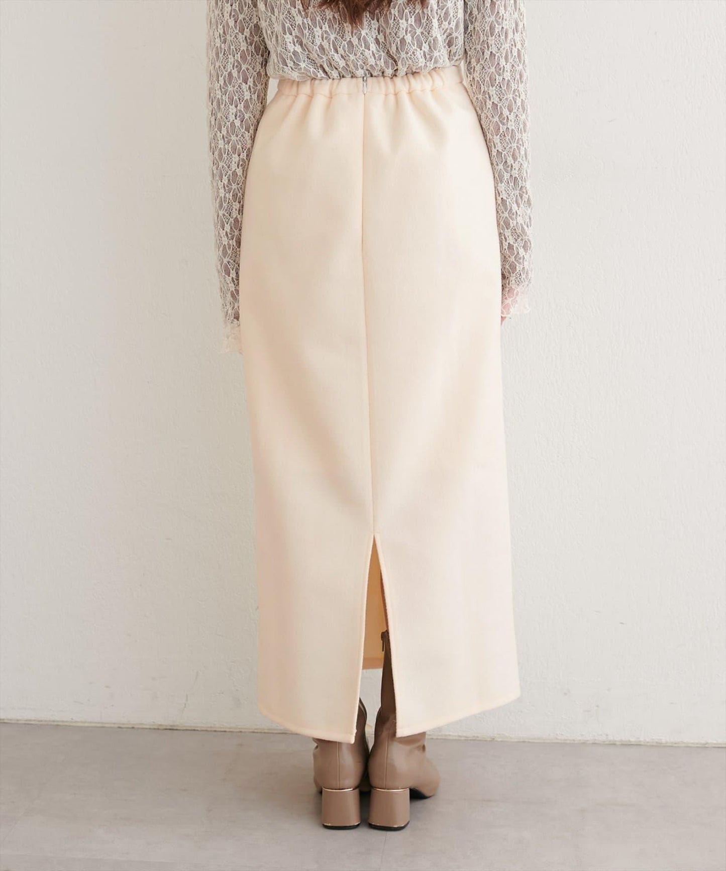 羊毛感彈力半身裙