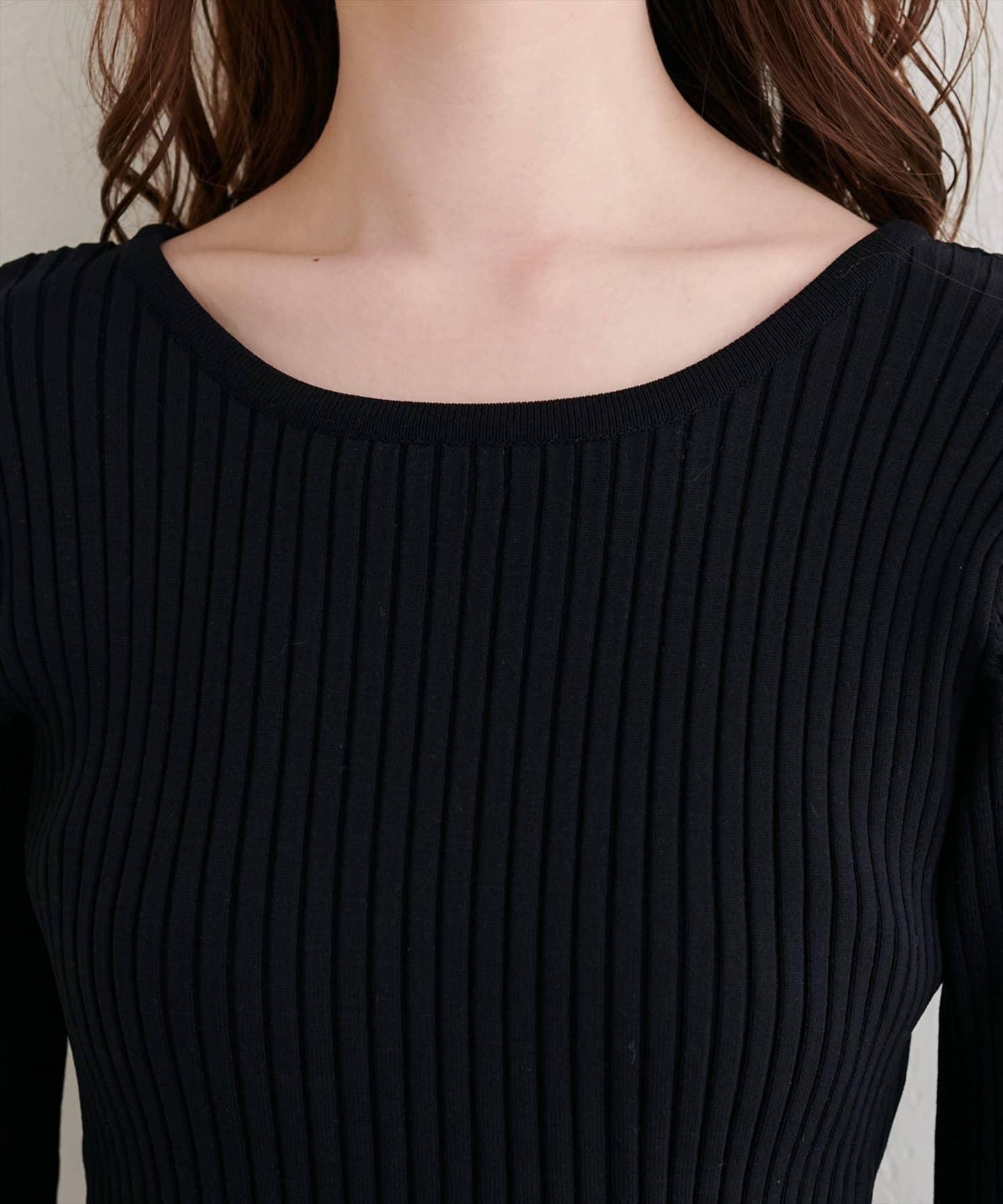 袖部蕾絲荷葉邊針織衫