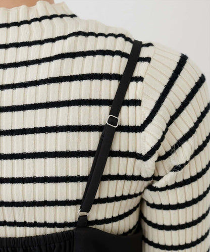 〈osono〉扭結蝴蝶結吊帶連衣裙