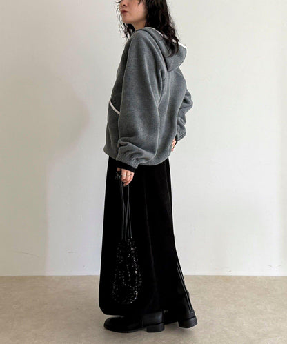 連帽抓絨套頭衫