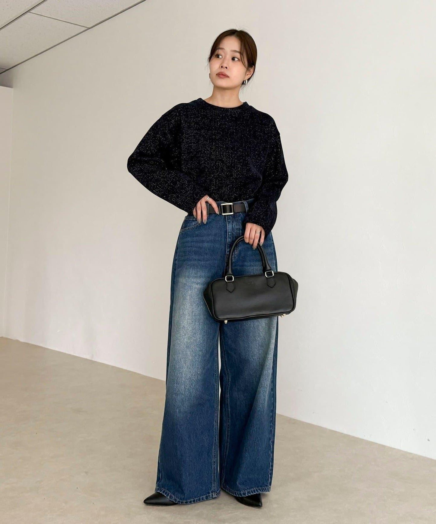 亮片毛線套頭衫