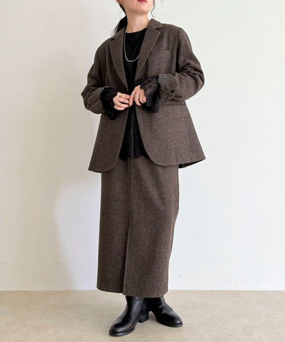 蕾絲拼接長袖T恤