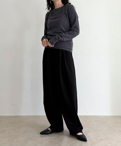 吊帶背心疊穿長袖T恤套裝