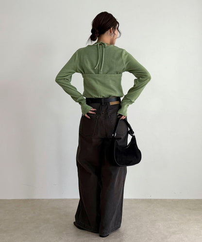 吊帶背心疊穿長袖T恤套裝