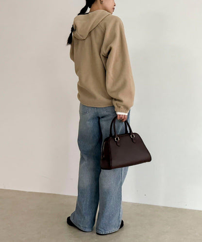 連帽抓絨套頭衫