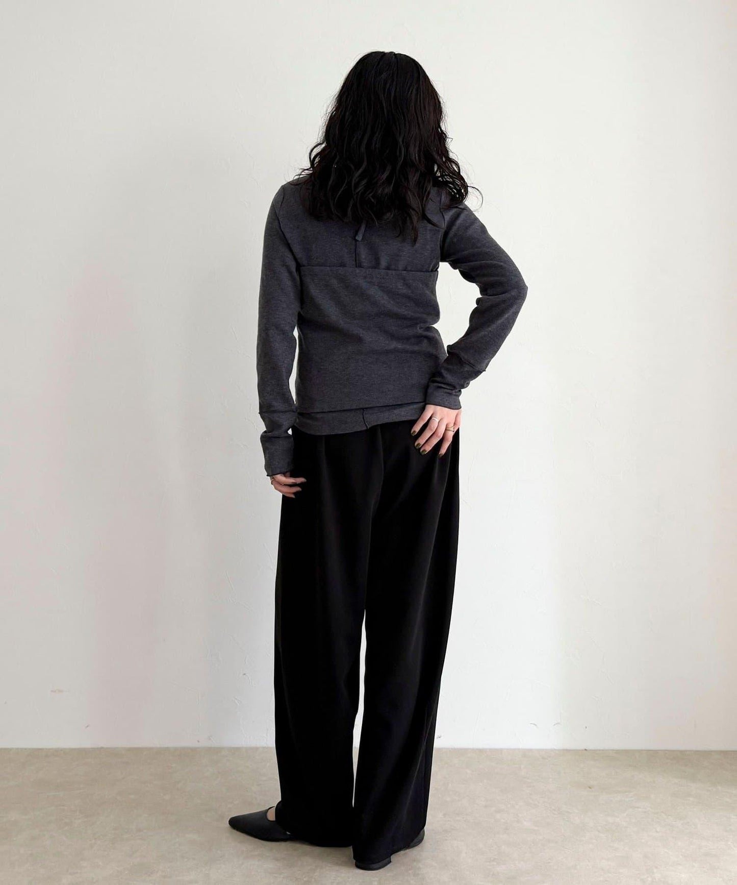 吊帶背心疊穿長袖T恤套裝