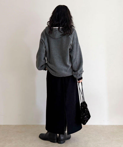 連帽抓絨套頭衫