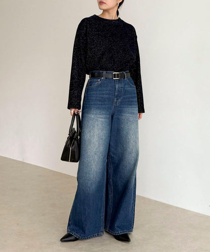 亮片毛線套頭衫