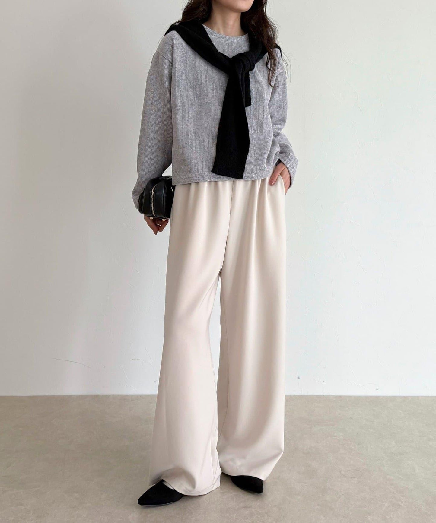 亮片毛線套頭衫