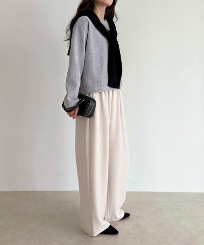 亮片毛線套頭衫