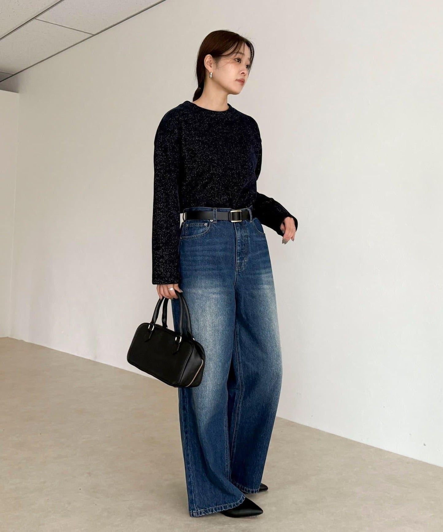 亮片毛線套頭衫