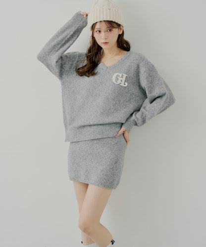 【可成套搭配】針織修身迷你裙