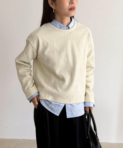 亮片毛線套頭衫