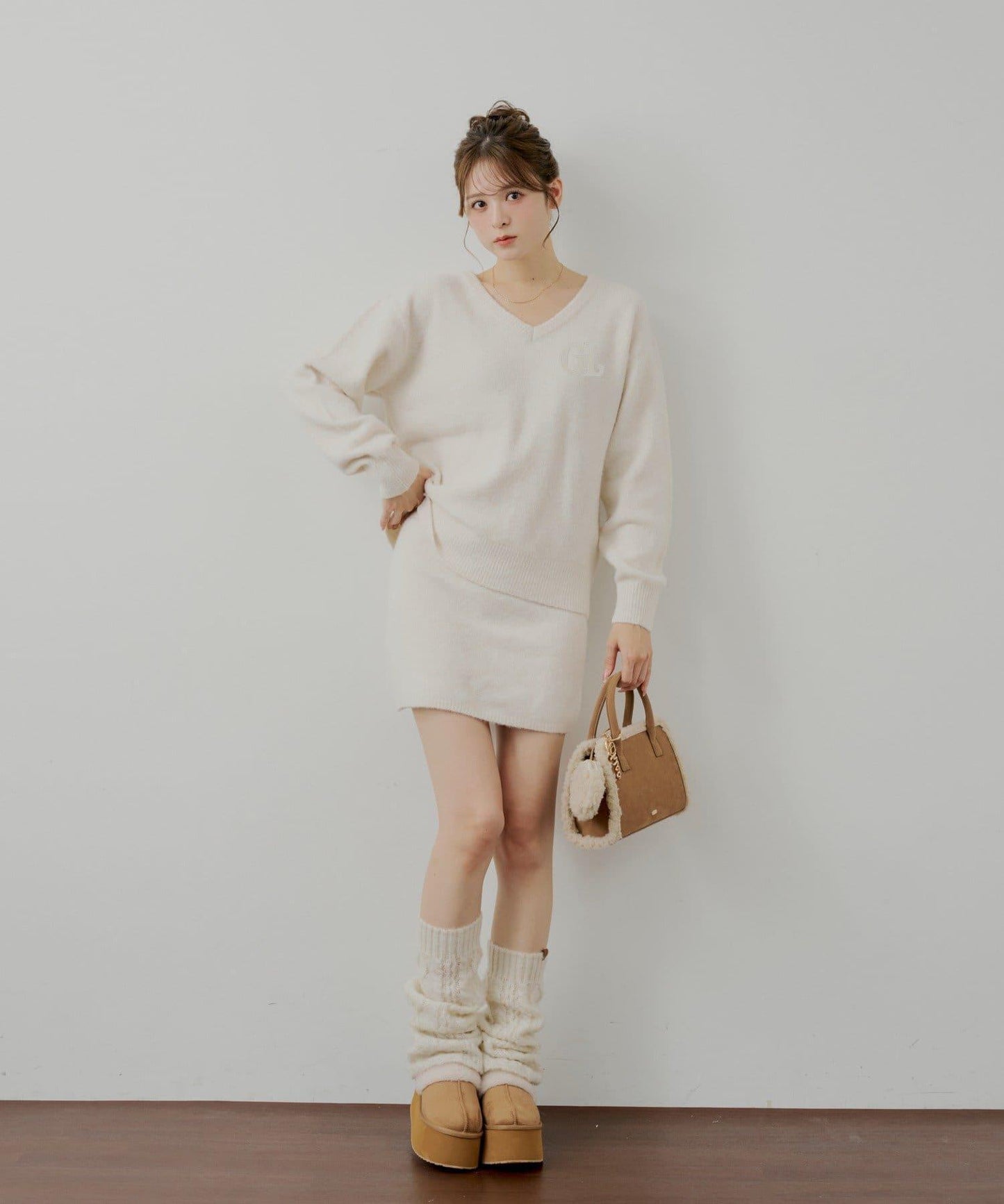 【可成套搭配】針織修身迷你裙