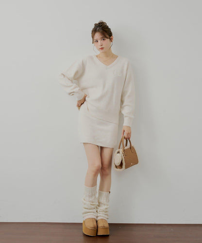 【可成套搭配】針織修身迷你裙