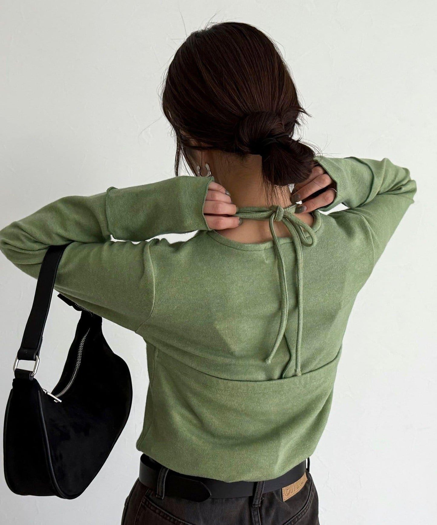 吊帶背心疊穿長袖T恤套裝