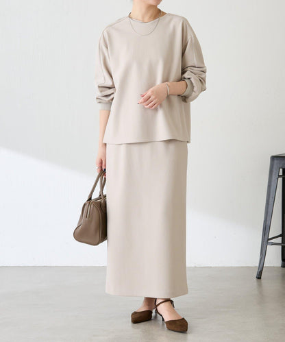 【適合正式場合◎】珠飾線條剪裁套裝/禮服