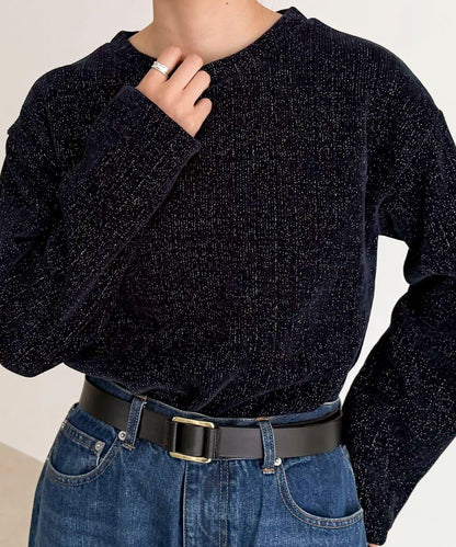 亮片毛線套頭衫