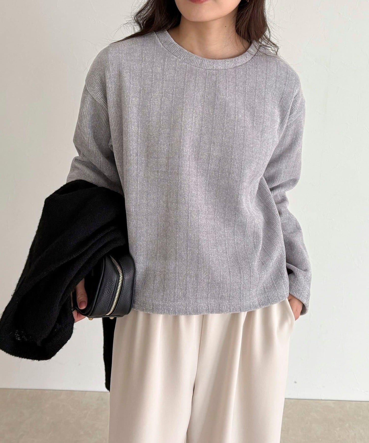 亮片毛線套頭衫