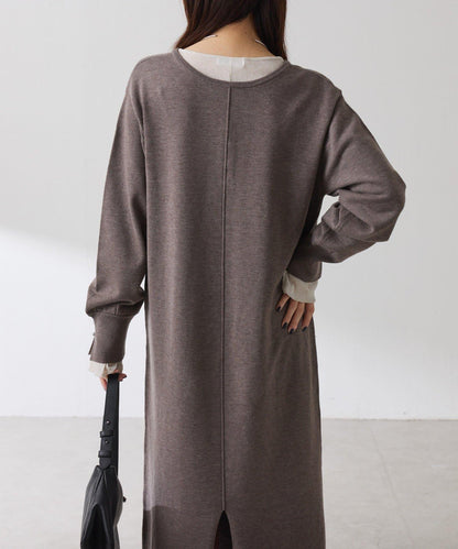 【前後兩穿】衛衣風2WAY連衣裙