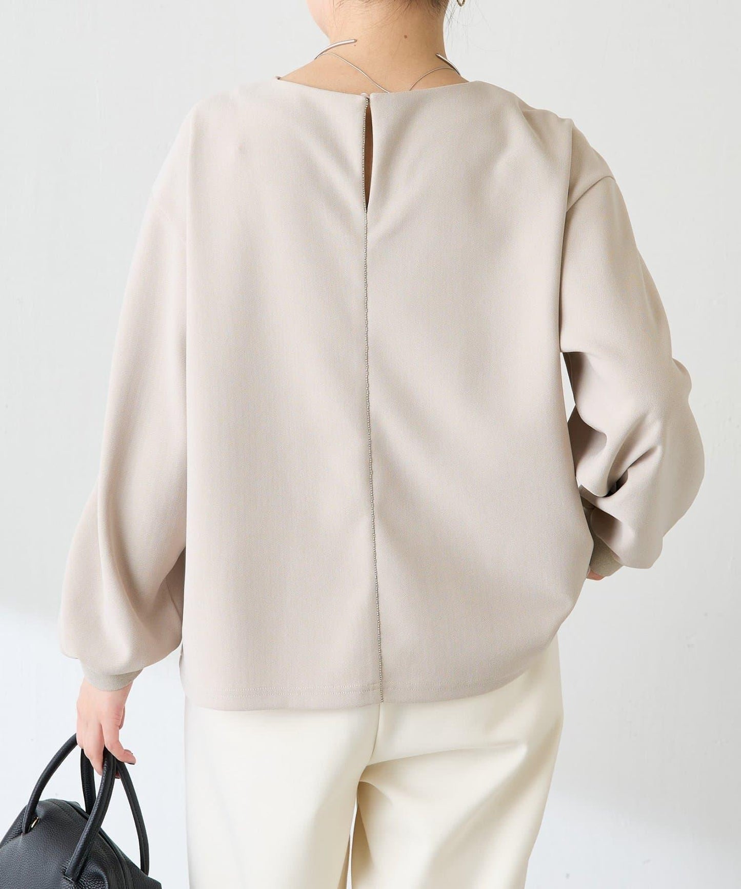 【適合正式場合◎】珠飾線條剪裁套裝/禮服