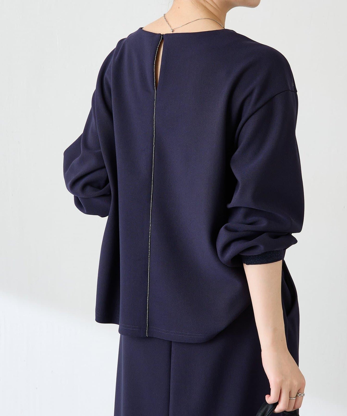 【適合正式場合◎】珠飾線條剪裁套裝/禮服