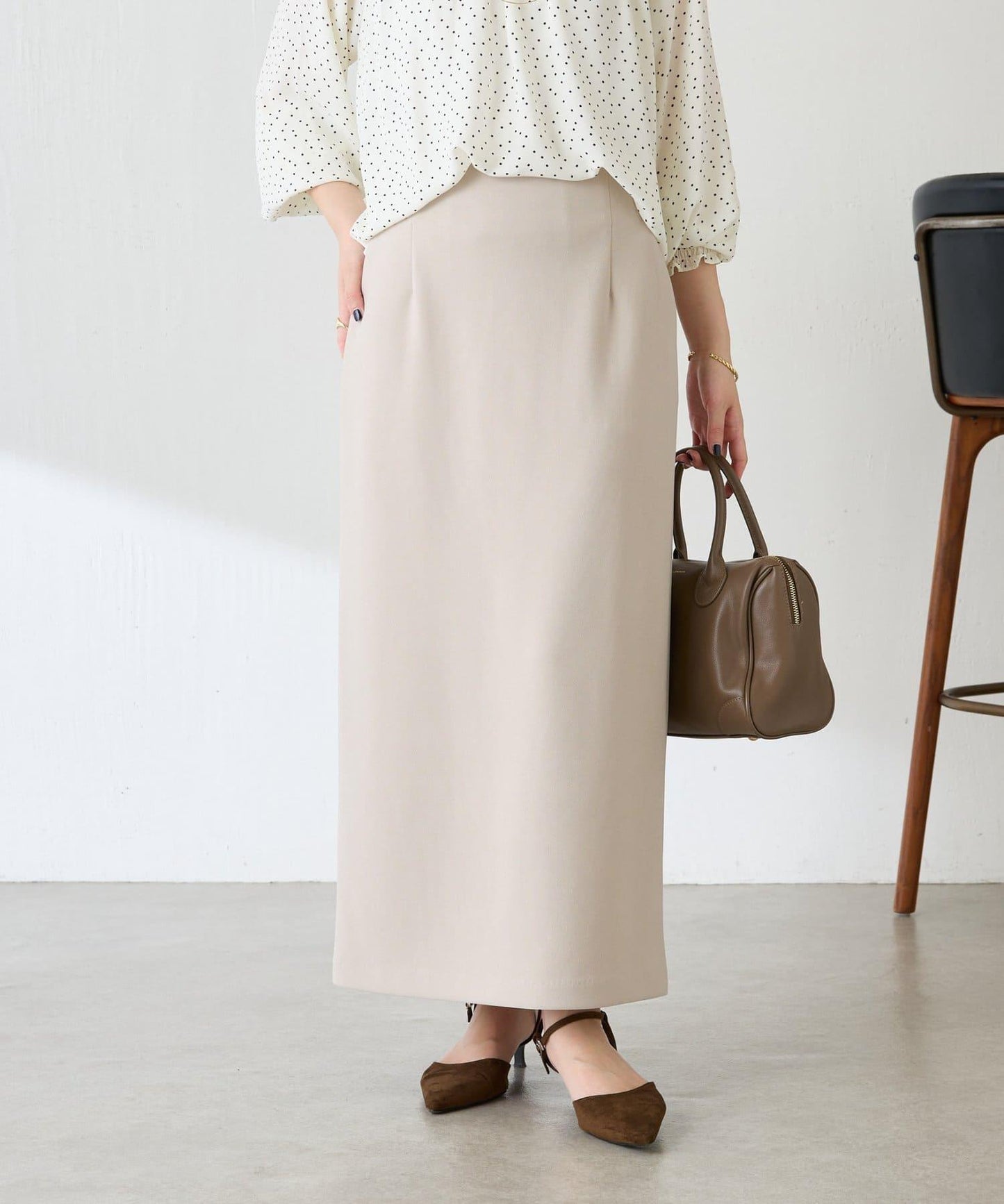 【適合正式場合◎】珠飾線條剪裁套裝/禮服