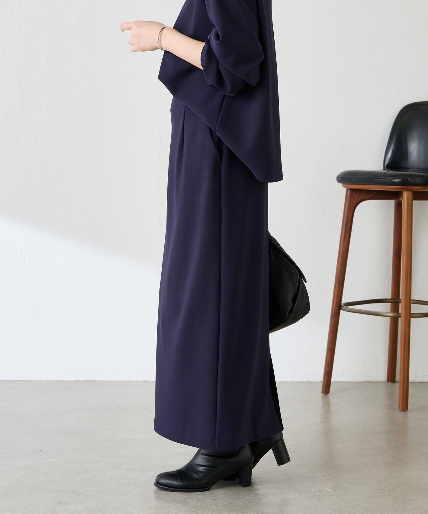 【適合正式場合◎】珠飾線條剪裁套裝/禮服