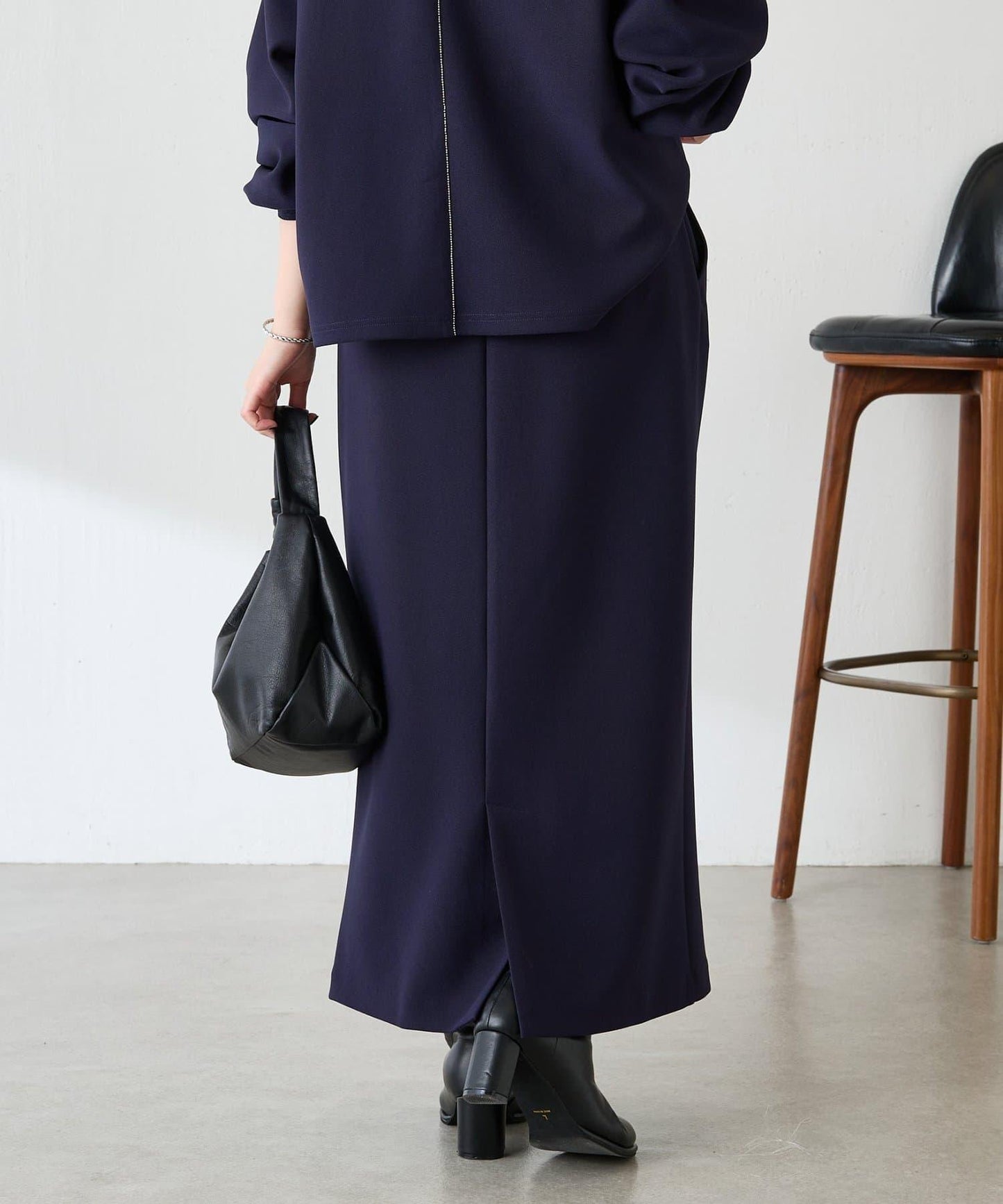 【適合正式場合◎】珠飾線條剪裁套裝/禮服