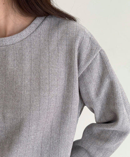 亮片毛線套頭衫