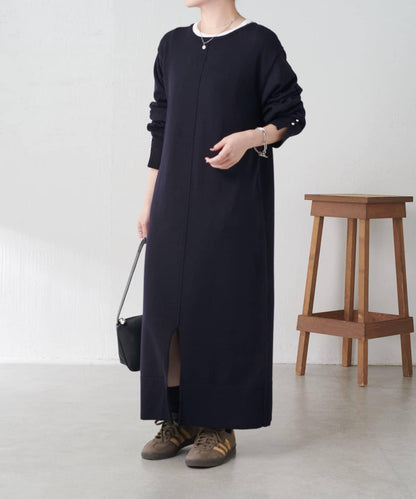 【前後兩穿】衛衣風2WAY連衣裙