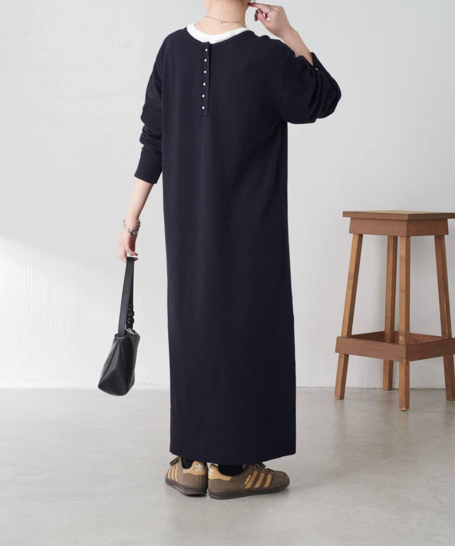 【前後兩穿】衛衣風2WAY連衣裙