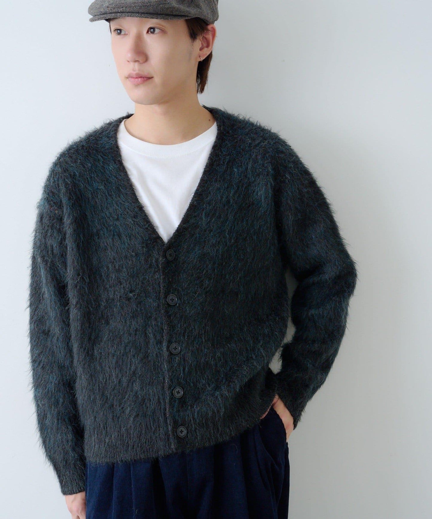 【Kastane】長毛針織開衫