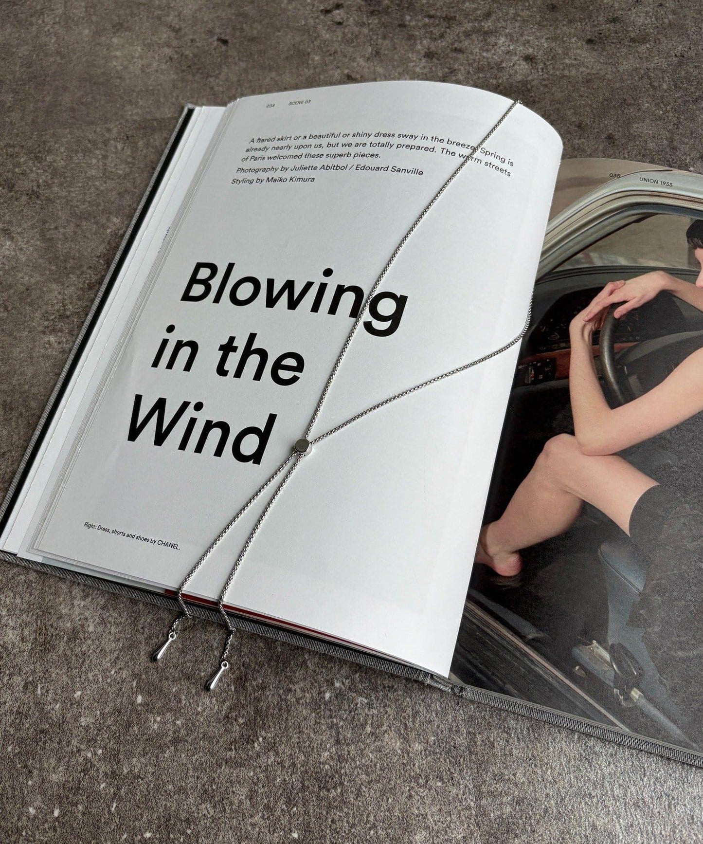 設計鏈條滑動項鍊