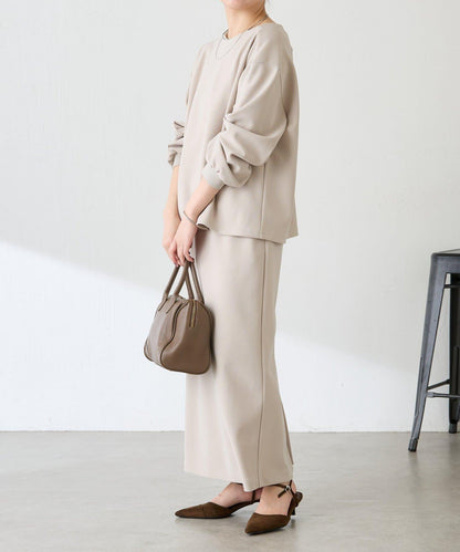 【適合正式場合◎】珠飾線條剪裁套裝/禮服