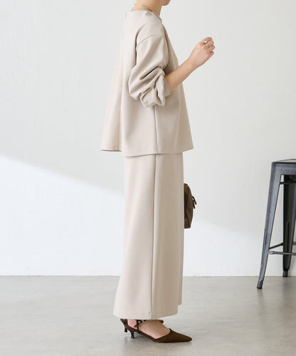 【適合正式場合◎】珠飾線條剪裁套裝/禮服