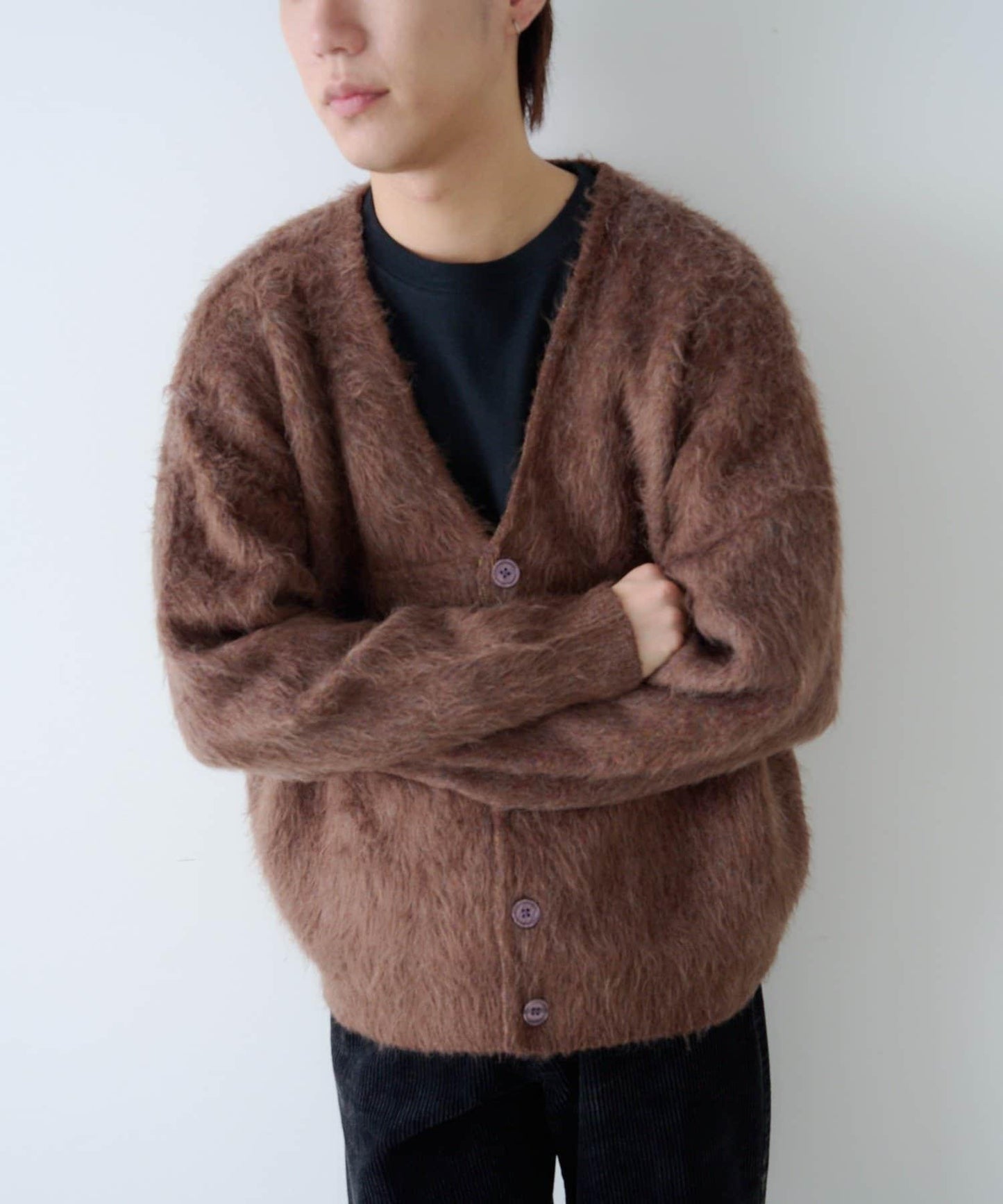 【WHIMSIC/2尺碼可選】長毛針織開衫