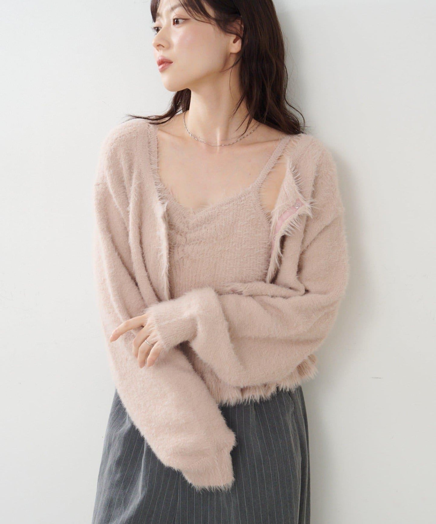 羽毛紗針織套裝SET