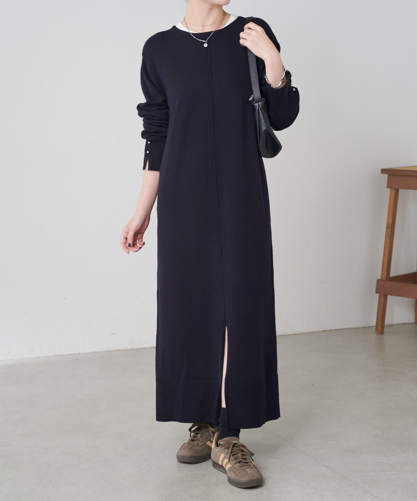 【前後兩穿】衛衣風2WAY連衣裙