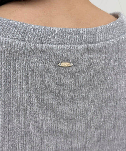 亮片毛線套頭衫