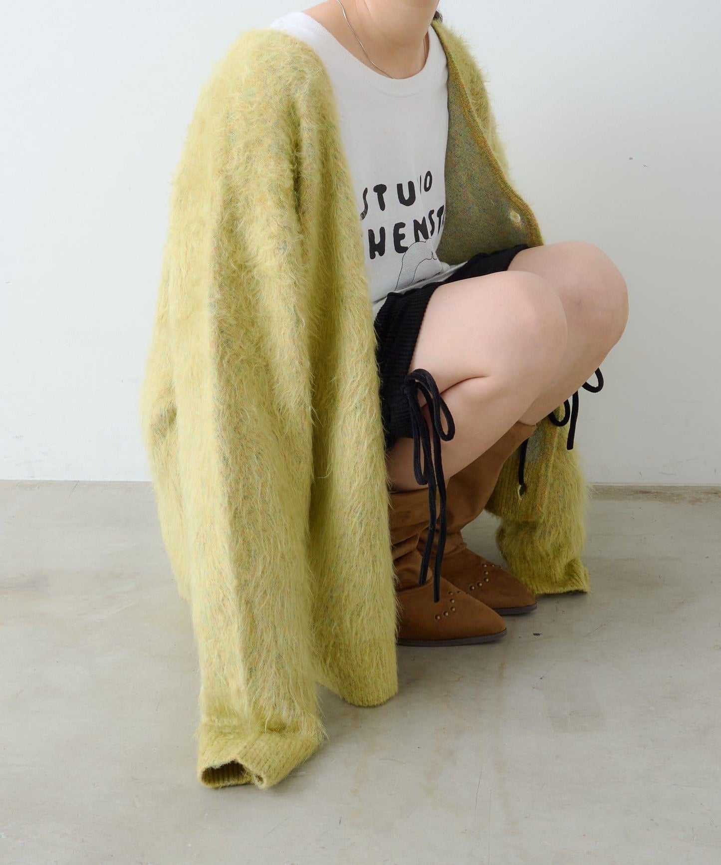 【WHIMSIC/2尺碼可選】長毛針織開衫