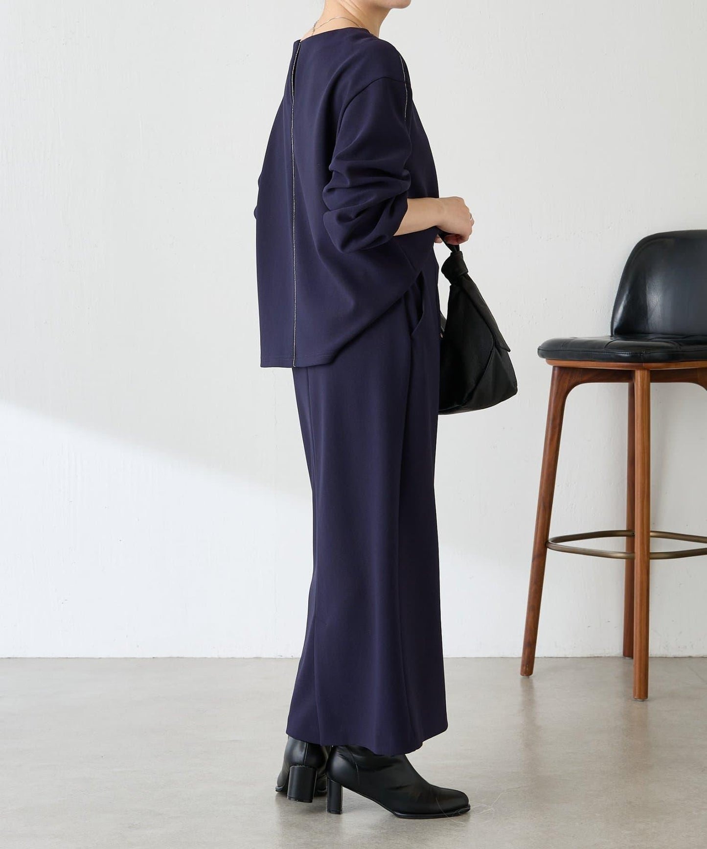 【適合正式場合◎】珠飾線條剪裁套裝/禮服