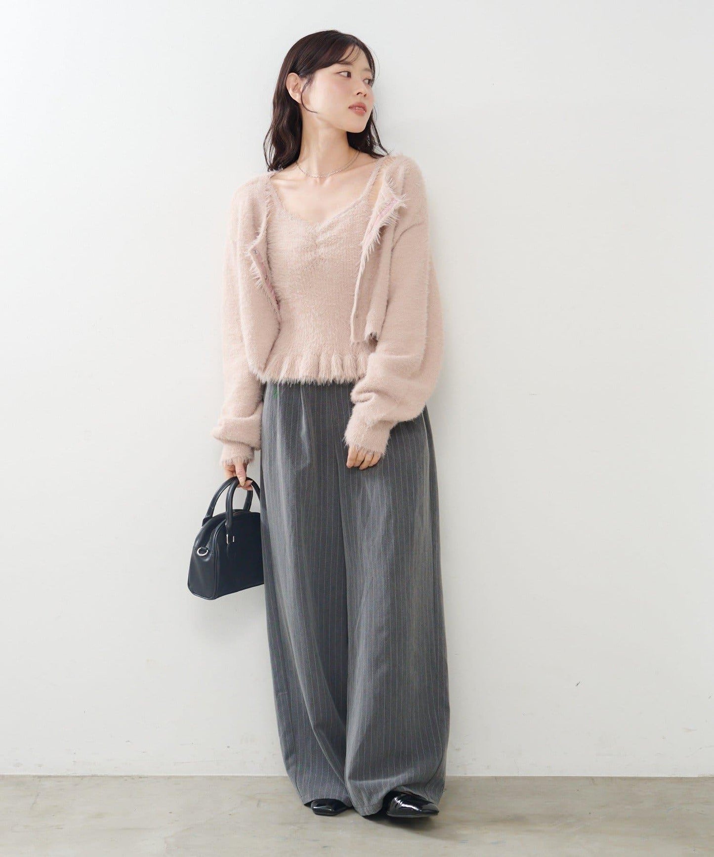 羽毛紗針織套裝SET