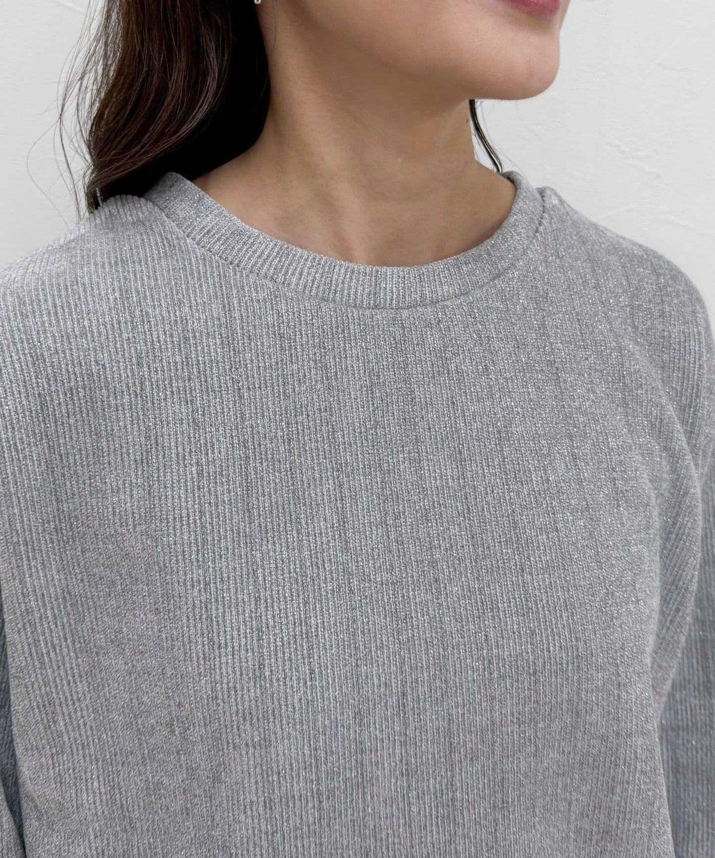 亮片毛線套頭衫