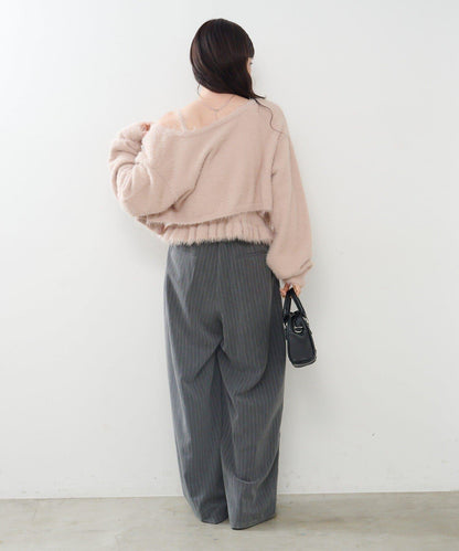 羽毛紗針織套裝SET