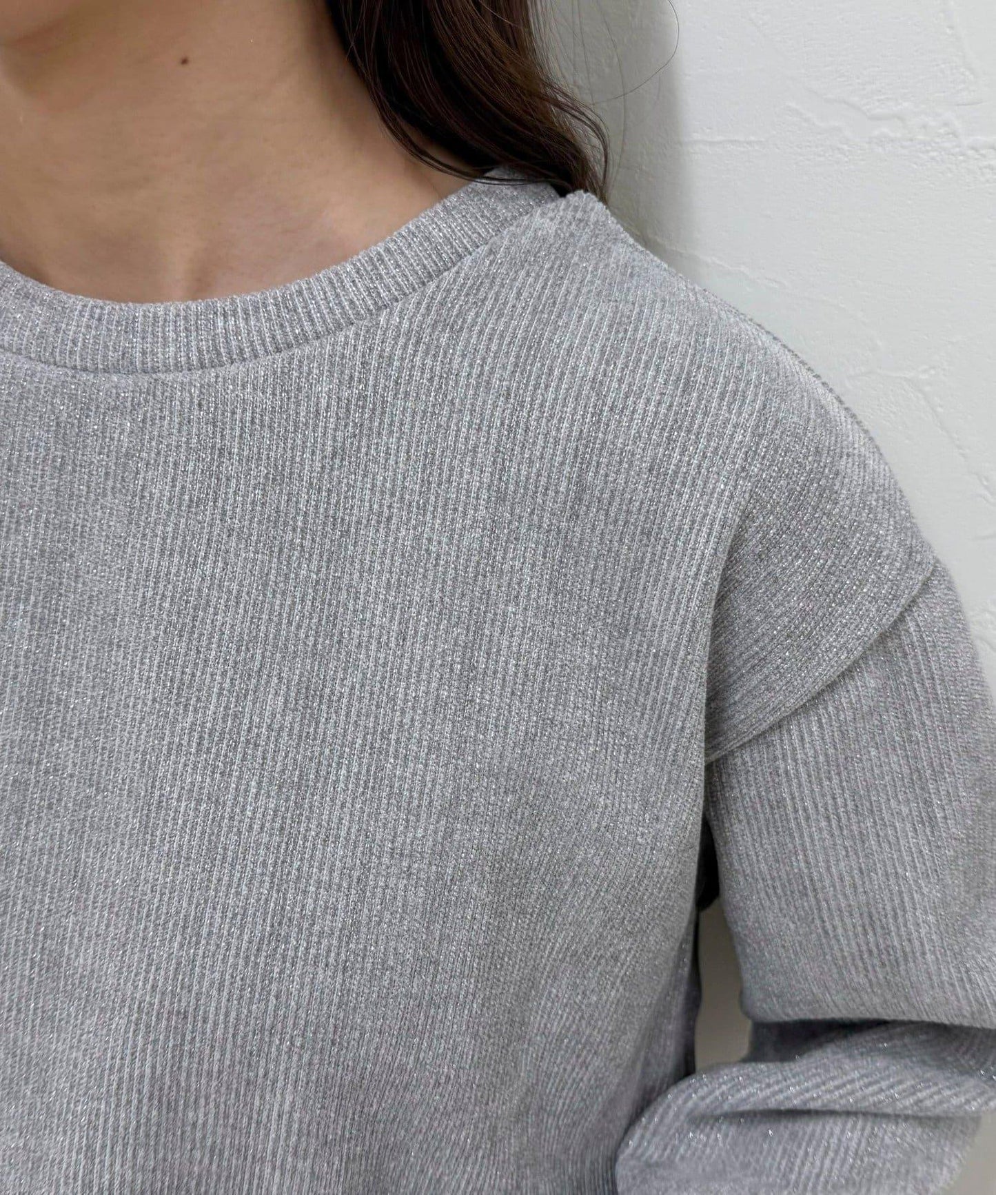 亮片毛線套頭衫