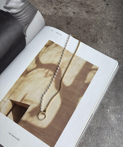 珍珠鏈條項鍊